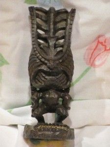   Hawaiian Tiki Figure Figurine Statue KC Company Aiea Hawaii