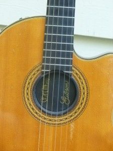 Gibson Chet Akins CEC 1983 Solidbody Acoustic Electric Antique Natural 