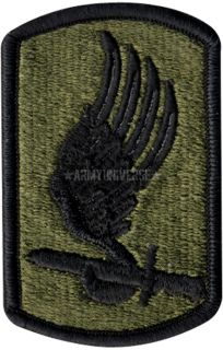us army 173rd airborne brigade subdued patch