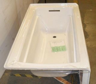 Kohler Archer White 60in x 32in Alcove Bathtub 1123 RA 0