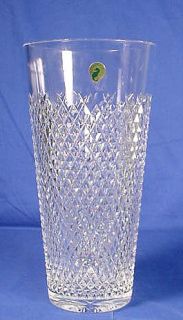 waterford alana 12 tall vase ireland new this is a very pretty piece 