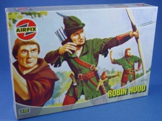 Airfix 1 72 Plastic Toy Soldiers Robin Hood Figures 40 Piece Boxed Set 