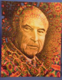 LSD INVENTOR ALBERT HOFMANN BLOTTER ART 60s hoffman Swiss scientist 