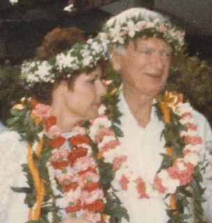1985 Buddy Ebsen Hawaiian Wedding to Dorothy Knott Hawaii Personal 