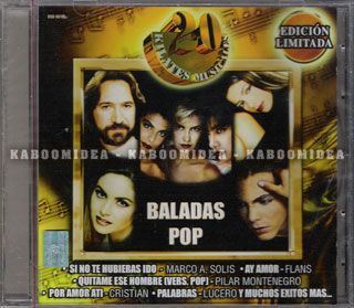 Baladas Pop 20 Kilates CD Marco Antonio Solis Jaime Camil Lucero 