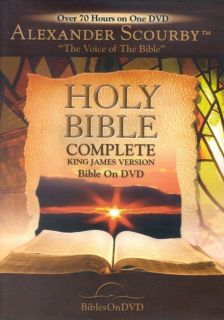   Bible King James Version Read by Alexander Scourby DVD SEALED