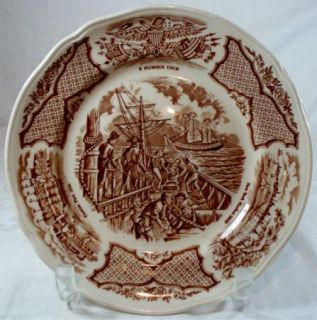 Alfred Meakin Fair Winds Brown Bread and Butter Plate
