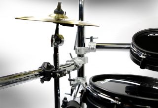 NEW* Alesis Ergorack with 2 Cymbal Arms Heavy Duty Chrome E Drum Rack 