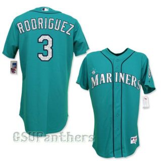 Alex Rodriguez Seattle Mariners Authentic on Field Alternate Teal 