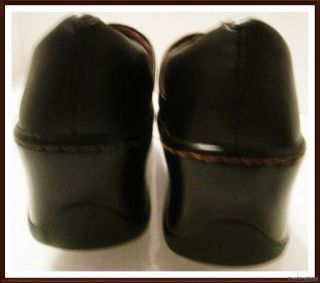 BOC by Born Dark Brown Leather Alex 2 5 Wedge Heel Shoe US 8 5 M 40 