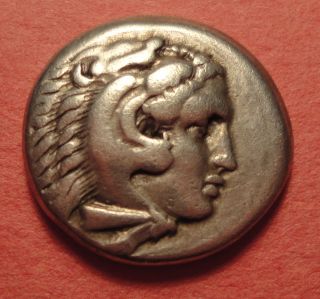 Alexander III The Great of Macedonia Silver Drachm