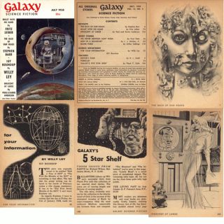 GALAXY+IF & ASTOUNDING+WONDER STORIES Science Fiction Pulps 422 