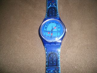 SWATCH WATCH ALBIN CHRISTIAN AMOUR TOTAL VALENTINES 2001 HEARTS NEW 