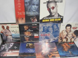 Laserdisc Huge Collection 10 Movie Drama Lot Alive Mad Love Natural 