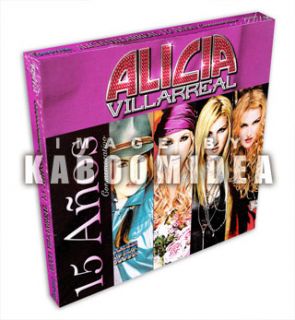artist alicia villareal format 3cds 1dvd title 15 anos conmemorativo