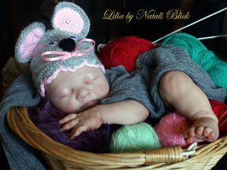 Reborn Baby Vinyl Doll Kit Lilia by Natali Blick Edition 700 Pre Order 