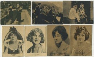Lot of 145 Vintage 1920s Cuban Tobacco Cards   All Movie Stars + Film 