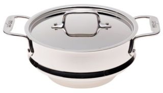 All Clad Stainless All Purpose Steamer with Lid Dishwasher Safe NEW