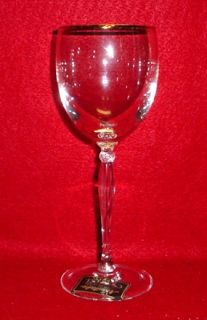 Noritake Crystal Manor Allaire Gold 931 Wine Goblet