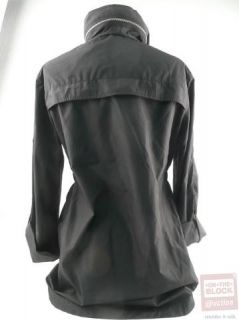 Ali Ro Nylon Anorak Jacket Black Sz 8