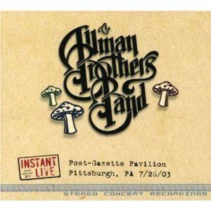 Allman Brothers Band Instant Live Pittsburgh 7 26 03