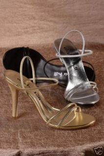 Alisha Hill Lindsay Black Strappy Sandal Pageant Shoe