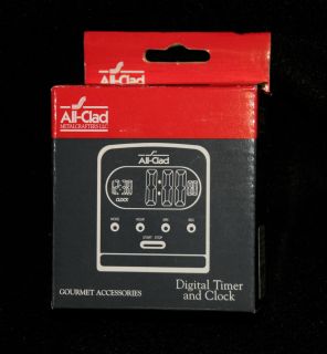 All Clad Digital Timer and Clock New