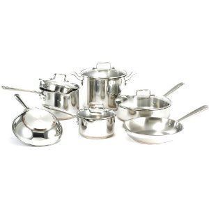 Emerilware by All Clad Cookware, Stainless Steel 10 Piece Set