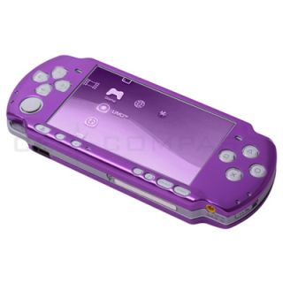 Purple Aluminum Ultra Slim Case Cover for Sony PSP 3000