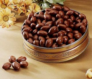 New Chocolate Covered Almonds in A 40 oz Diamond Gift Tin
