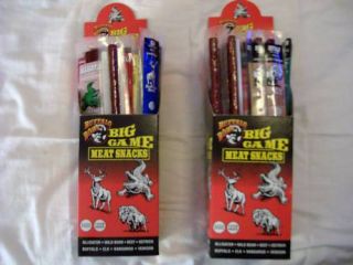 Buffalo Bobs Wild Game Beef Jerky Variety Sampler Pack
