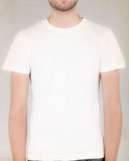 Alternative Apparel Mens 3.7 oz. Basic Crew T Shirt Short Sleeve Tee 