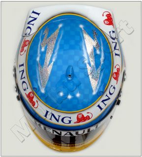 Fernando Alonso F1 2008 Replica Helmet Scale 1 1 New