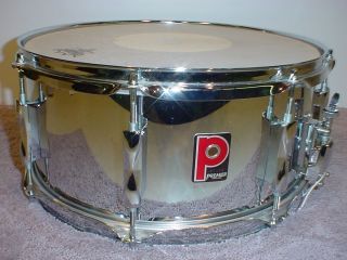 Premier 14 x 6 5 Chrome Aluminum Snare Drum