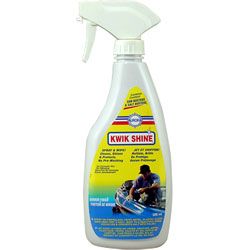 kwik shine all in one cleaner protector polish for all hard surfaces 