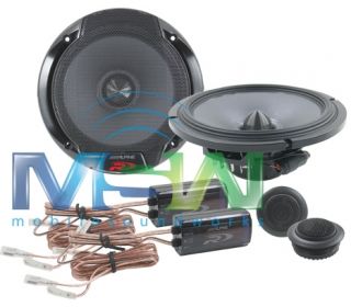 New Alpine® SPR 60C 6 1 2 2 Way Type R Car Audio Component Speakers 