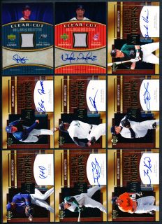 2001 2012 UD SP Topps Baseball 51 Count Auto Signature Autograph Group 