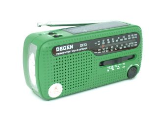 Portable Am FM SW Hand Crank Solar Power Radio DE13