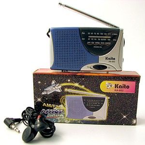 kaito ka802 am fm pocket transistor radio w speaker