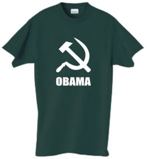 Shirt Tank Hammer Sickle Obama Socialism Political