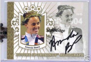 2007 Sport Kings Autograph Auto Gold Amanda Beard 10