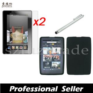   Gel Case Cover Screen Film Stylus for  Kindle Fire 7