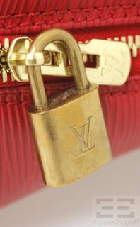 Louis Vuitton Carmin Red Epi Leather Alma PM Bag