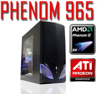 amd phenom ii 965 quad core gaming crossfire computer custom built amd 