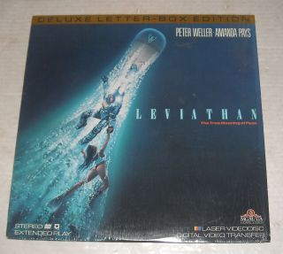 Movie Laserdisc 1989 Leviathan Peter Weller Horror Amanda Pays