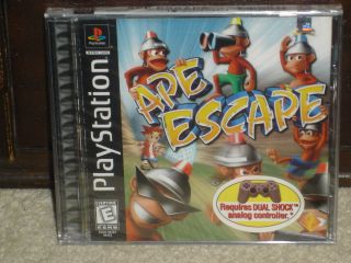 Ape Escape PS1 Factory SEALED RARE Black Label 4948872100915