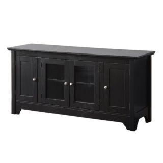 Walker Edison 52 inch Wood TV Stand Console with Four Doors Matte 