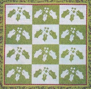 all american christmas quilt penny rug pattern