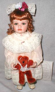 Amelia Doll w Teddy Bear Ashton Drake 1995