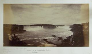 american and canadian falls the rapids by george barker
